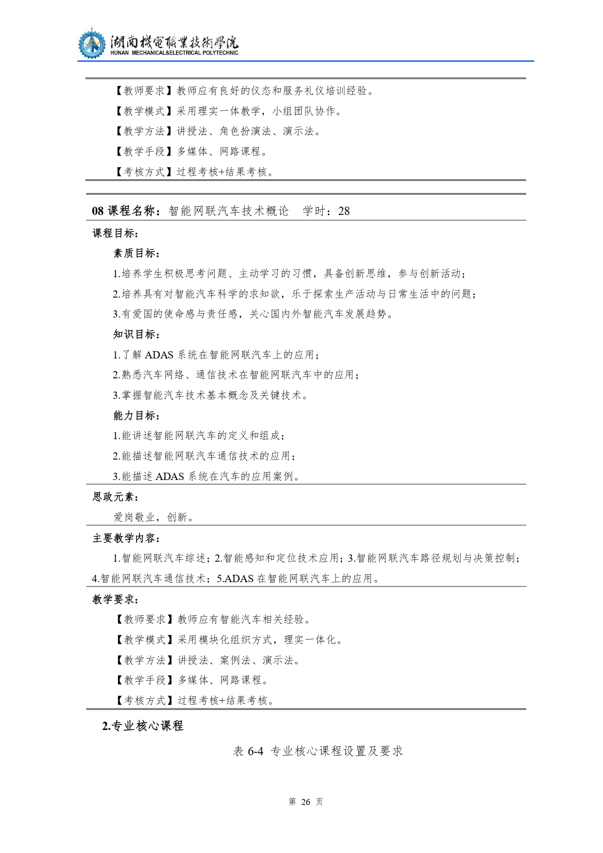 1066vip威尼斯2022级汽车检测与维修技术专业人才培养方案V10.0_page-0028.jpg