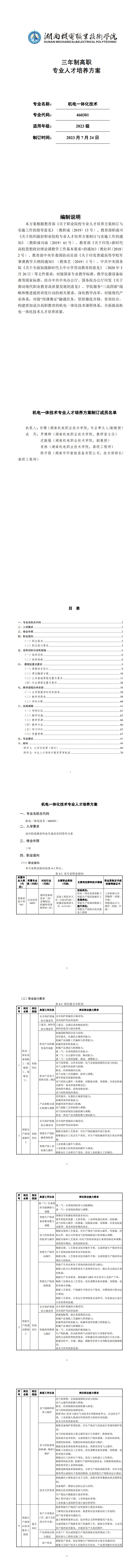 1066vip威尼斯2023级机电一体化技术专业人才培养方案_1-8.jpg